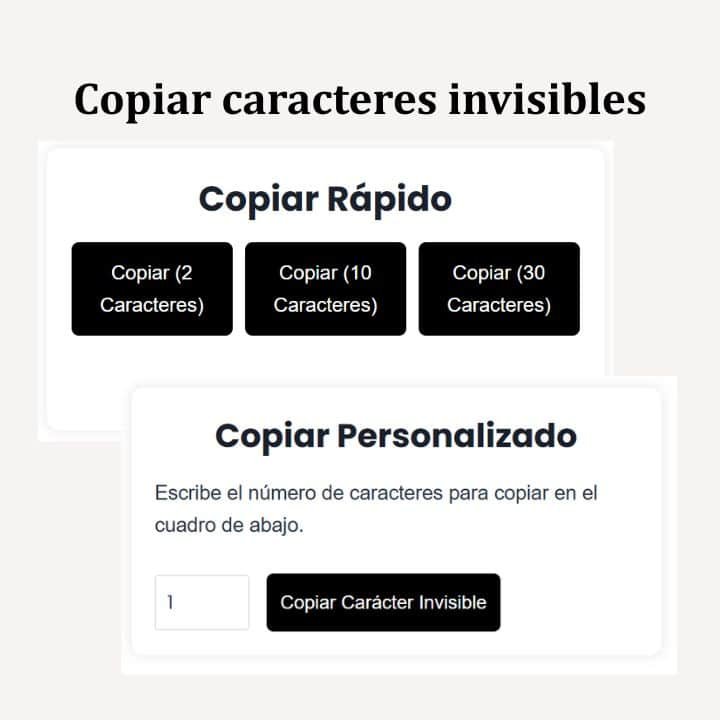 Caracter Invisible Copiar Pegar Gratis